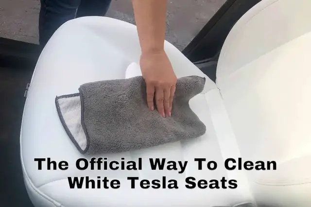 'Video thumbnail for The Official Way To Clean White Tesla Seats'