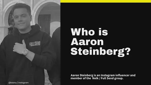 'Video thumbnail for 5orry: Who is Aaron Steinberg aka Steiny?'