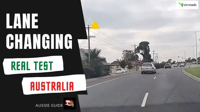 'Video thumbnail for Lane Change Driving Test - Australia: Changing Lanes In Real Recorded Driving Test'
