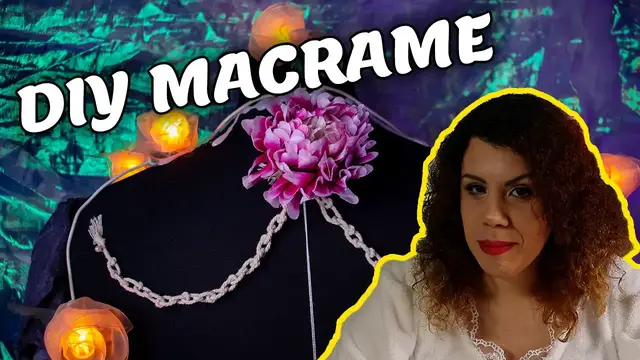 'Video thumbnail for How to Make a Macrame Chain: Beginner's Tutorial'