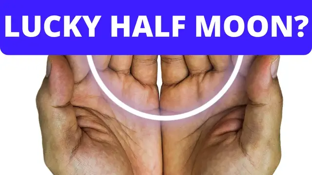 'Video thumbnail for Lucky Half Moon On Palms And Its True Effects In Palmistry'