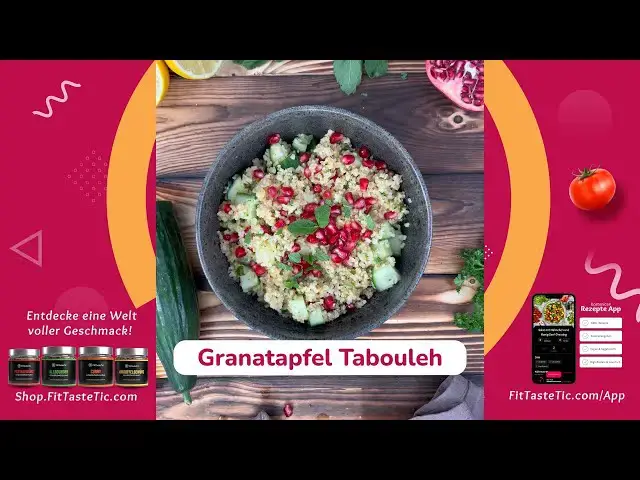 'Video thumbnail for Granatapfel-Tabouleh: Sommerfrisch & lecker!'