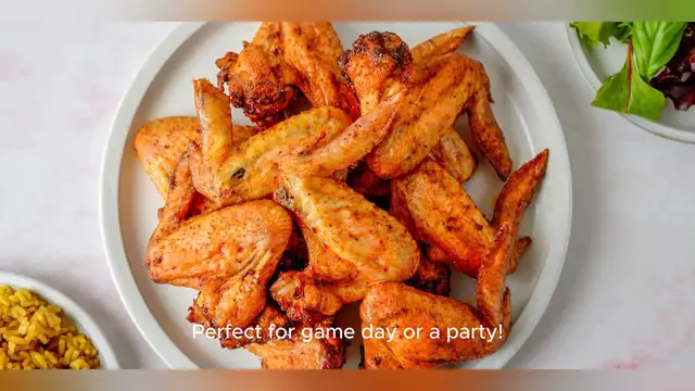 'Video thumbnail for wings recipe'