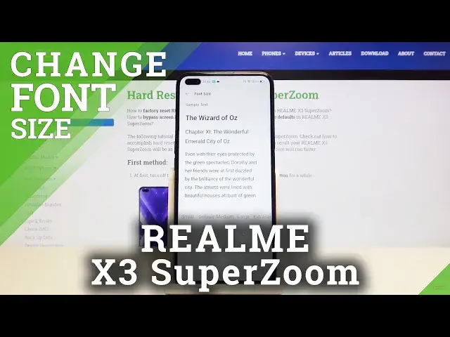 'Video thumbnail for How to Change Font Size in REALME X3 SuperZoom – Open Font Settings'