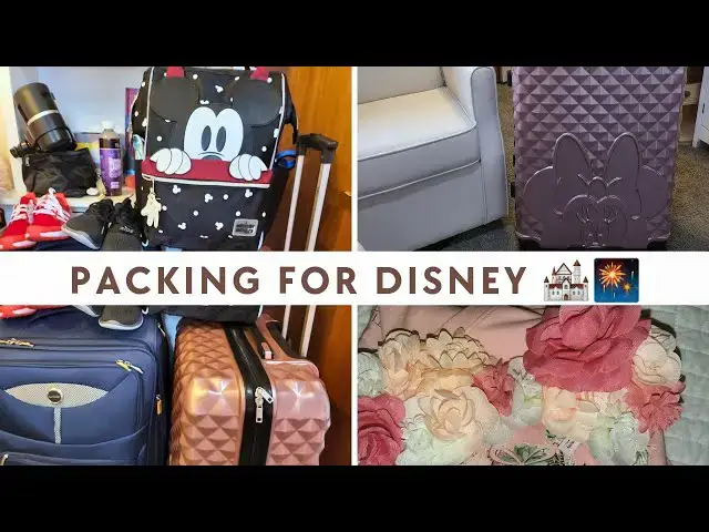 'Video thumbnail for 9 Day Disney Pack With Me: Packing for Disney, Pregnant With A Toddler'