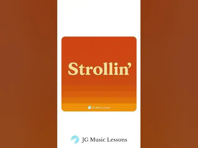 'Video thumbnail for 🎧 Strollin' - Backing Track 🎸 #music #guitar'