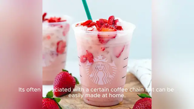 'Video thumbnail for pink drink recipe'