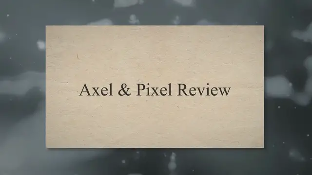 'Video thumbnail for Review of Axel & Pixel'