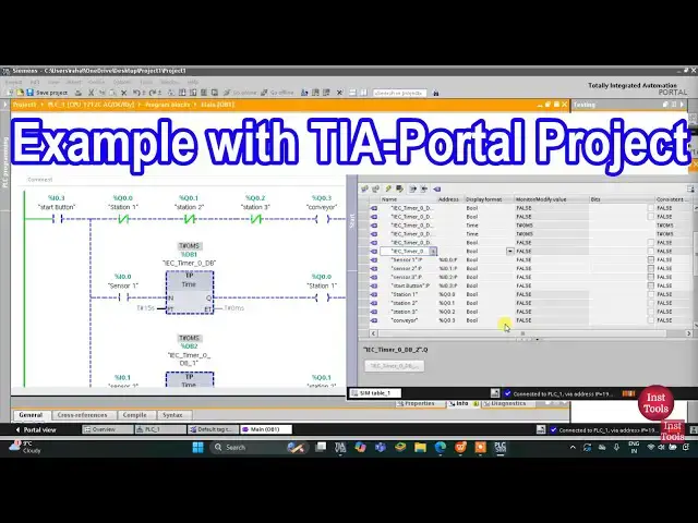 'Video thumbnail for Example with TIA-Portal Project'