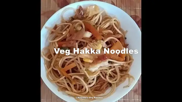 'Video thumbnail for Veg noodles #hakkanoodlesrecipe #snacksrecipe #नूडल्स  Nayana's veg kitchen'