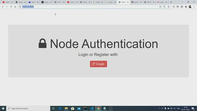 'Video thumbnail for Node.js Passport Google Login Authentication System Using Express Full Project For Beginners'