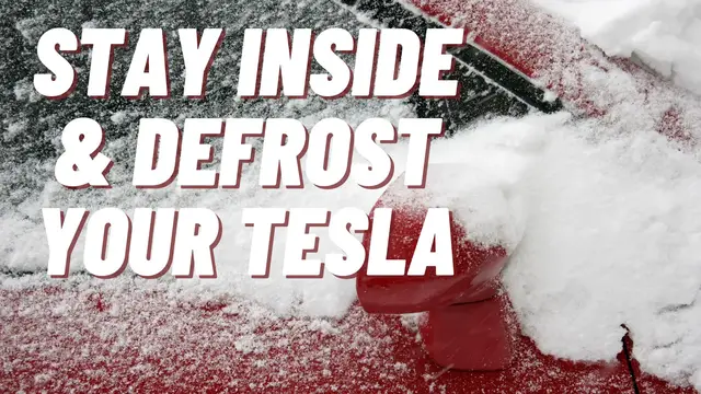 'Video thumbnail for Defrost Your Tesla Remotely Using the Tesla App'