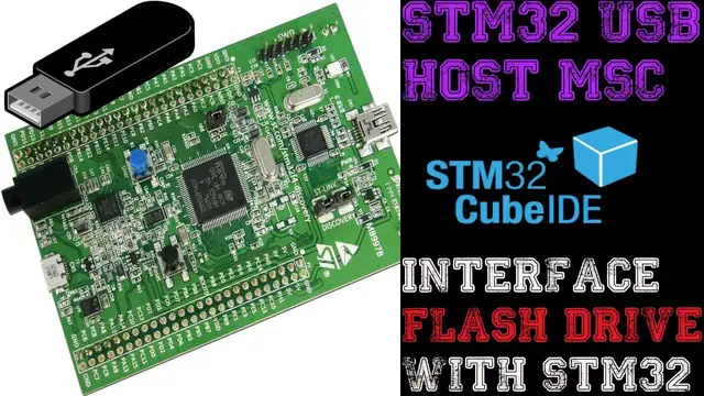 'Video thumbnail for How to use Flash Drive with STM32 || USB HOST MSC || CubeIDE'