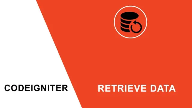 'Video thumbnail for Retrieve data from database using CodeIgniter'