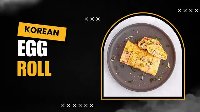 'Video thumbnail for Korean Egg Roll with Spicy Cucumber Salad'