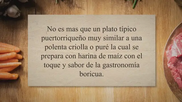'Video thumbnail for Receta 《FUNCHE DE MAIZ》 de Puerto Rico ¡Delicioso!'