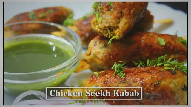 'Video thumbnail for Easy and Quick Chicken Seekh Kabab Recipe for Beginners.'