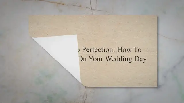 'Video thumbnail for Finished To Perfection: How To Accessorize On Your Wedding Day'