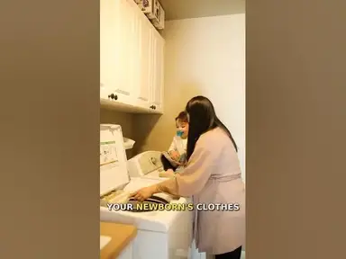 'Video thumbnail for WASHING NEWBORN CLOTHES'