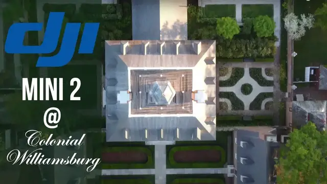 'Video thumbnail for DJI Mini 2 Footage - Colonial Williamsburg Drone Footage'