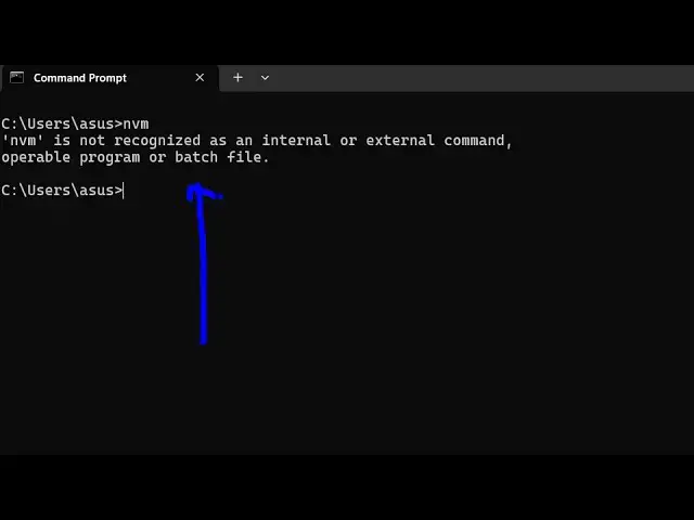 'Video thumbnail for How to fix nvm is not recognized as an internal and external Command Error in Terminal'