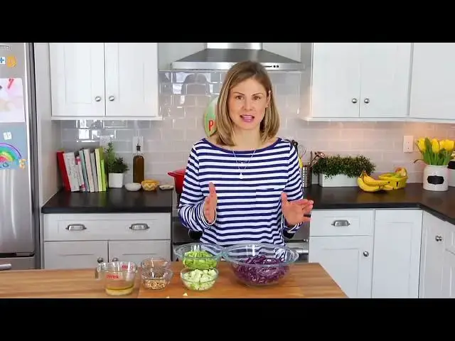 'Video thumbnail for Clean Eating Cabbage Salad With Apples, Raisins + Walnuts 720p 30fps'