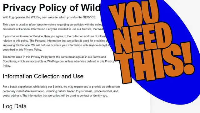 'Video thumbnail for The Fastest Way to Make Your Privacy & Cookie Policies [Sidebar Update]'