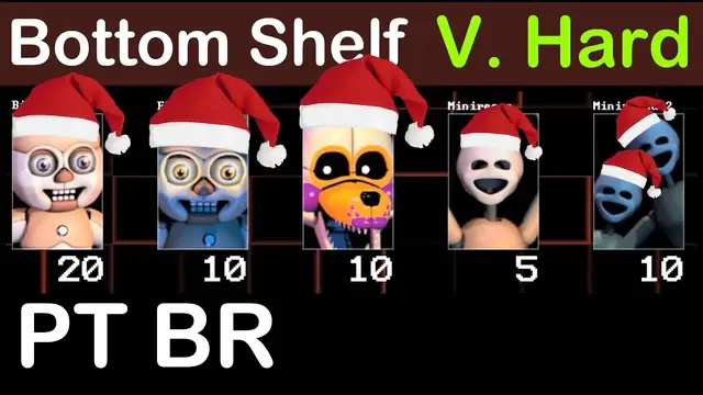 'Video thumbnail for Sister Location - Bottom Shelf V Hard - PT BR - Custom Night Parte 16'