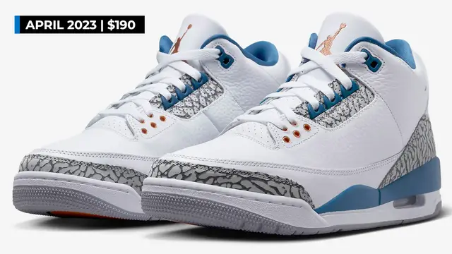'Video thumbnail for 2023 Air Jordan 3 "Wizards" Release Details'