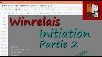 'Video thumbnail for Winrelais - Les symboles, les raccordements, édition et impression'