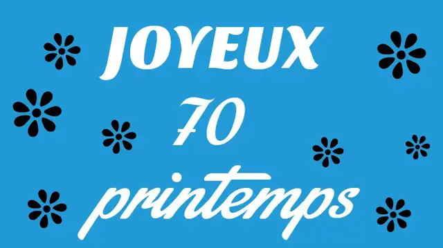 'Video thumbnail for Joyeux anniversaire 70 ans femme'