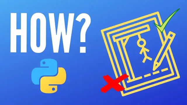 'Video thumbnail for Let's Build Together the HANGMAN Game with Python (Step by Step)'