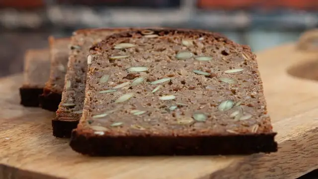 'Video thumbnail for Danish RYE BREAD recipe - 100% sourdough rye bread recipe - Smørrebrød'