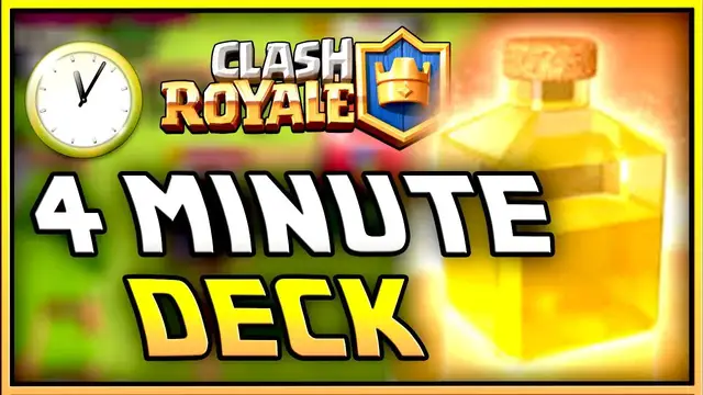 'Video thumbnail for 4 MINUTE DECK!! HEAL SPELL IN CLASH ROYALE with this four minute deck!'