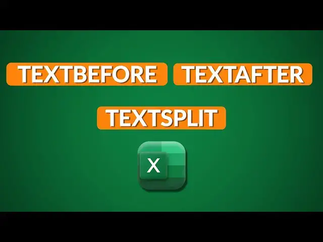 'Video thumbnail for Master TEXTSPLIT, TEXTBEFORE & TEXTAFTER Functions in Excel'