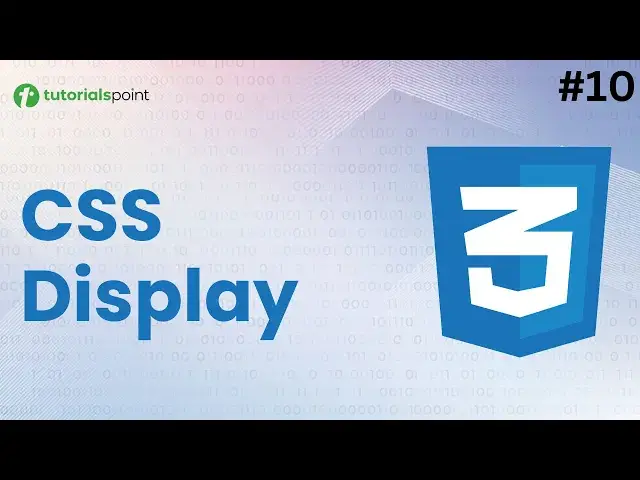 'Video thumbnail for CSS Display | Block and Inline Elements | CSS Course for Beginners'