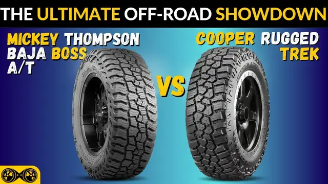 'Video thumbnail for Mickey Thompson Baja Boss AT vs Cooper Discoverer Rugged Trek'