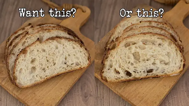 'Video thumbnail for Does fermentation affect sourdough open crumb? | Foodgeek Baking'