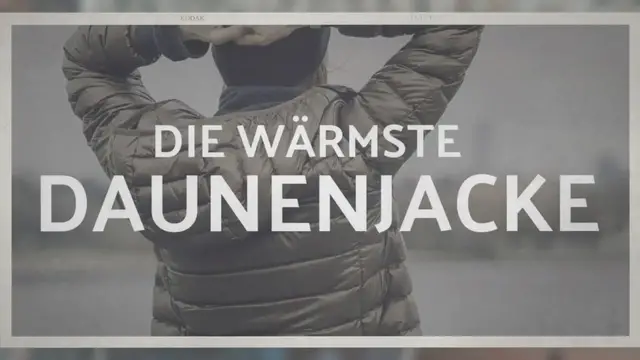 'Video thumbnail for Die wärmste Daunenjacke der Welt'