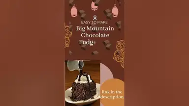'Video thumbnail for How to Homemade Big Mountain Chocolate Fudge Cake Recipe'