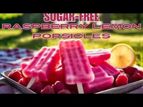 'Video thumbnail for Sugar Free Raspberry Lemon Popsicles   SD 480p'