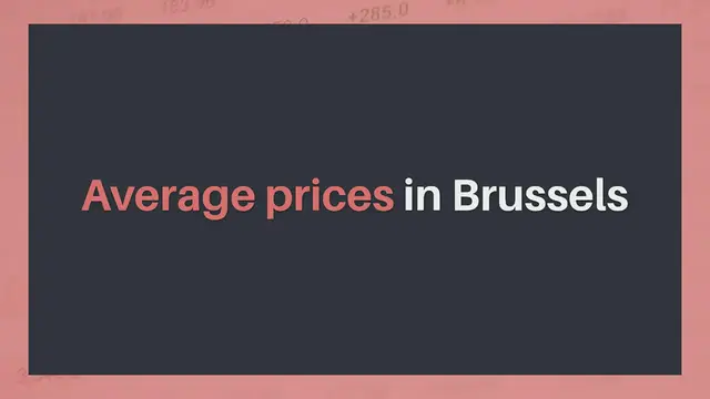 'Video thumbnail for Cost of living / visiting Brussels, Belgium: plan your trip!'