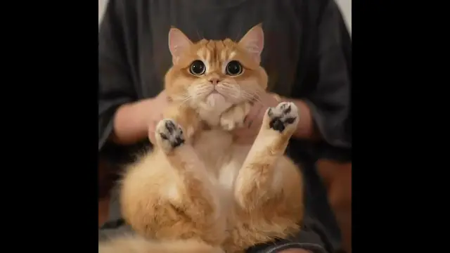 'Video thumbnail for Pisco el gato de ojos grandes que parece un gato con botas de la vida real'