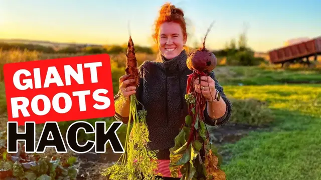 'Video thumbnail for How To Grow Giant Root Vegetables. My Secret Is Mounding The Soil!'