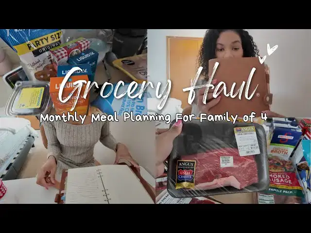 'Video thumbnail for Walmart Grocery Haul & Meal Planning for Family of 4: How I Feed My Family on a Budget'