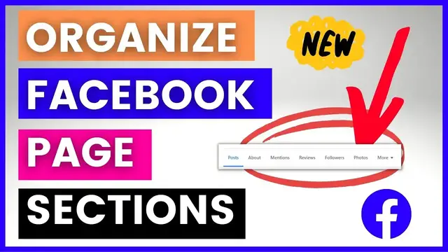 'Video thumbnail for How To Manage & Organize Sections On A Facebook Page? [in 2023]'