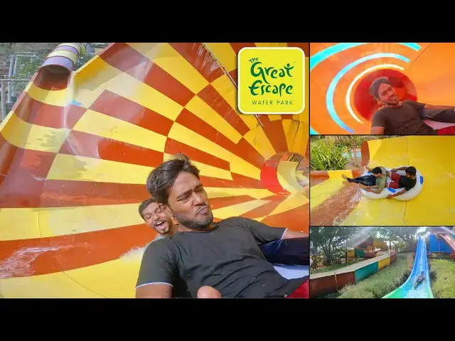 'Video thumbnail for The Great Escape Water Park Slides - Virar (East) Mumbai (INDIA) @RealTimeVlog'
