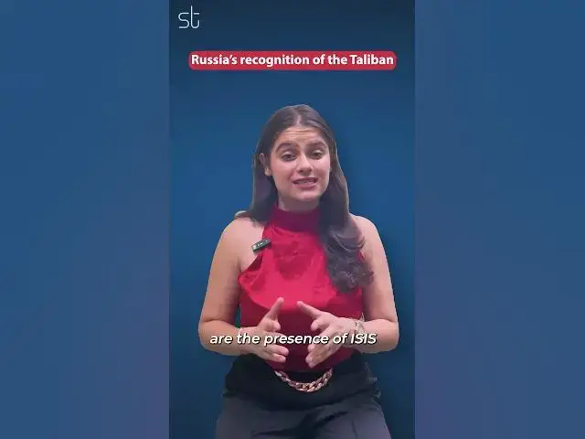 'Video thumbnail for Russia becomes the First ever country to OFICIALLY recognize The Taliban Government'