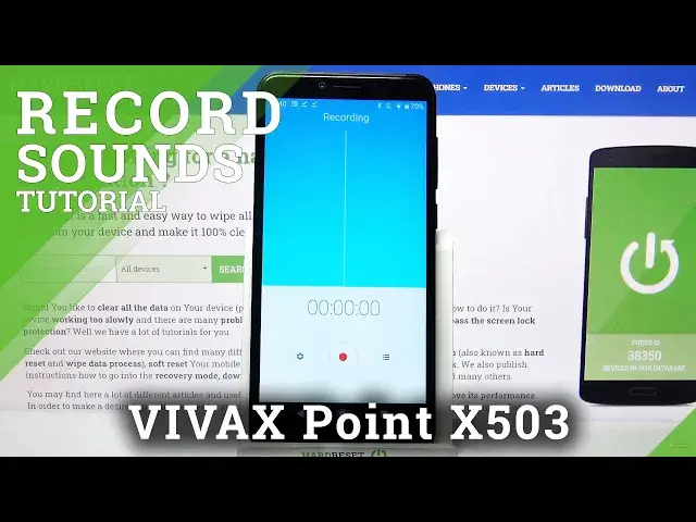 'Video thumbnail for How to Use Sound Recorder in Vivax Point X503 - Operate Voice Recorder'