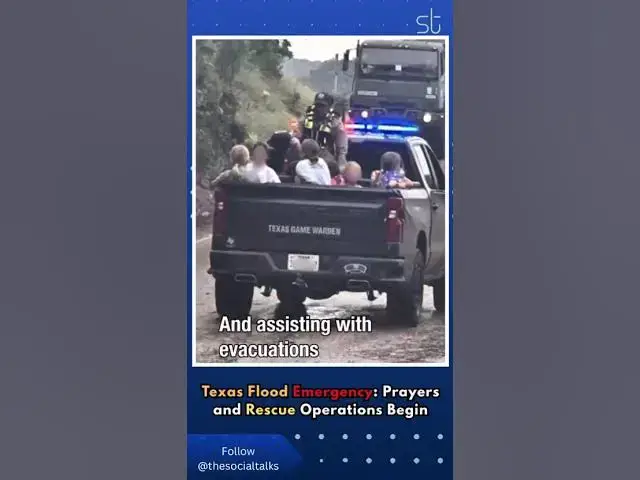 'Video thumbnail for Texas Flood Emergency: Prayers and Rescue Operations Begin'